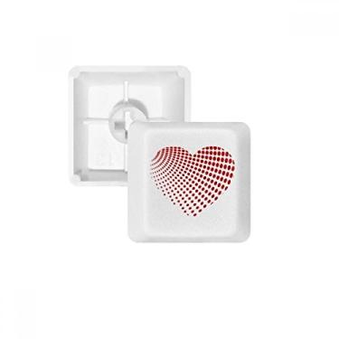 Imagem de Kit de atualização de teclado mecânico PBT para dia dos namorados Red Radiate Dots