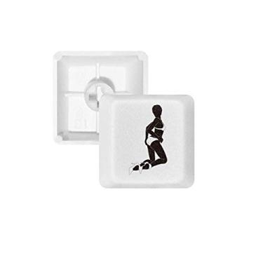Imagem de Kit de atualização de teclado mecânico PBT com contorno do biquíni Hot Woman