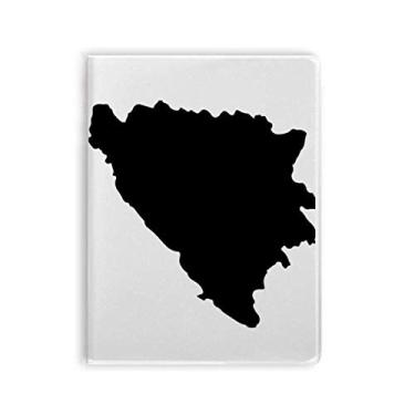Imagem de Diário de capa macia com mapa da Bósnia e Herzegovina