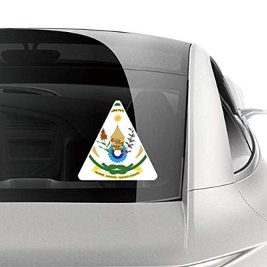 Imagem de DIYthinker Adesivo de carro com emblema nacional da África do Ruanda para motocicleta e bicicleta