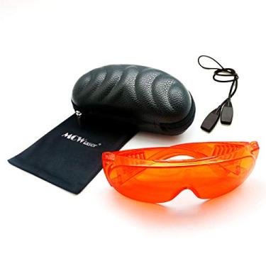 Imagem de MCWlaser Óculos de segurança a laser profissionais OD6+ 190-540nm óculos de proteção CE para lâmpada UV violeta/azul/verde laser 248nm 355nm 375nm 405nm 450nm 457nm 473nm 532nm tipo de absorção EP-3