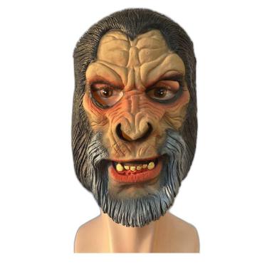 Imagem de  Fantasia Máscara Macaco Filme Látex c/ elástico Halloween