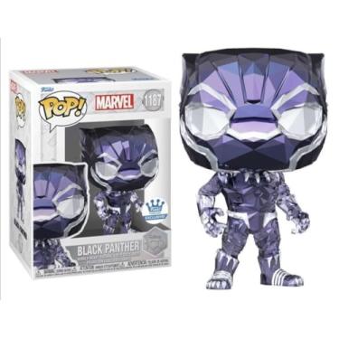 Imagem de Funko Pop Pantera Negra Faceta #1187 Protetor exclusivo e caixa inclu da