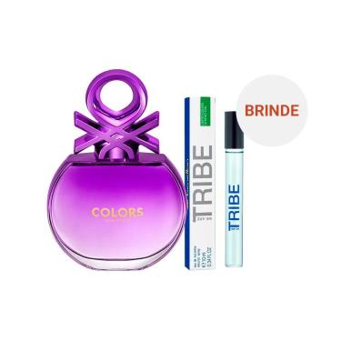 Imagem de Benetton Colors Purple Edt Perfume Feminino 50Ml + Brinde