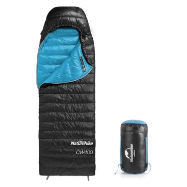 Imagem de Naturehike Saco de dormir ultraleve, saco de dormir para mochila de 650 FP, 3 a 4 estações para adultos, sacos de dormir impermeáveis de 0 a 5,6 °C para acampamento, caminhada, viagem com saco de