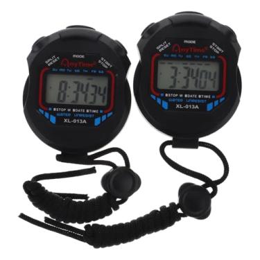 Imagem de 2 Unidades cronômetro temporizador digital timer digital relógio esportivo relogio esportivo relógio de exercício juiz relogio digital relógios Esportes Assistir