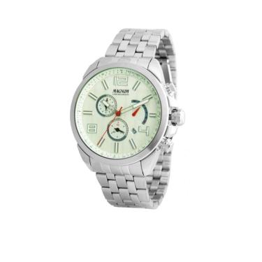 Imagem de Relógio Magnum Masculino Cronógrafo Ma35271Q Prata Fundo