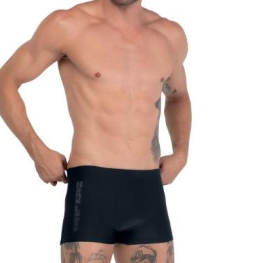 Imagem de Sunga Silk Com Forro e Cordão Interno Adulta Boxer Box Verão Praia Han