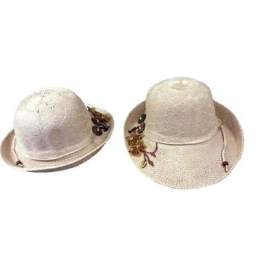 Imagem de Chapéu Praia Feminino Aba Média Palha Elegante Piscina Verão - Alra, C