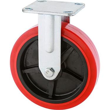 Imagem de Steelex D2573 Roda industrial fixa resistente, 20,32 cm (8 polegadas)