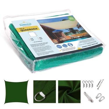 Imagem de Tela toldo shade sombreamento sombralux 2x2 cores, verde