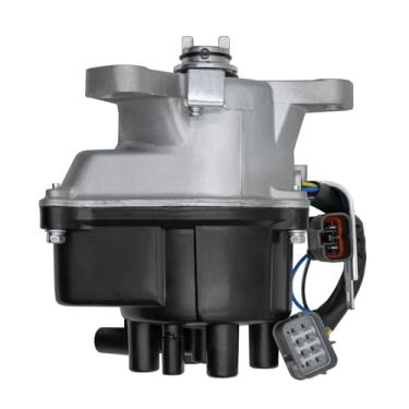 Imagem de AiYiGu Distribuidor de ignição com tampa e rotor compatível com Honda Accord Prelude 1992 1993 1994 1995 L4 2,2L, substituição para TD-59U TD-52U