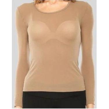Imagem de Segunda Pele Trifil Feminina Manga Longa 6311, Natural, GR
