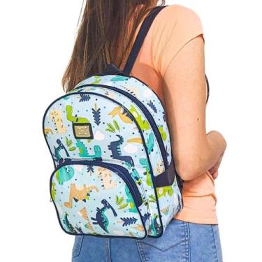 Imagem de Mochila Maternidade Menino Dinossauro Infantil para Creche Passeio - m