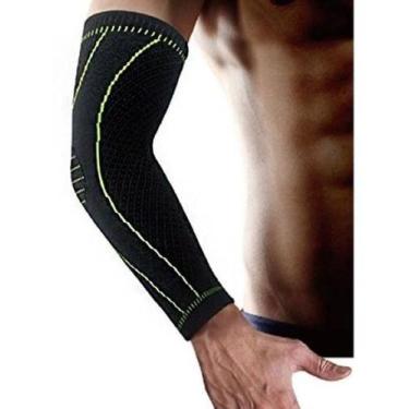 Imagem de Cotoveleira manguito Manga Protetor Tensor braço Cotovelo 1 par - ZEM,