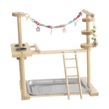 Imagem de Nishiyuenyi Brinquedos de Mastigação para Parque de Diversões de Papagaios Suporte para Brincar de Papagaios