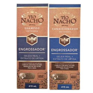 Imagem de Kit Shampoo e Condicionador Antiqueda Engrossador 415ml - Tío Nacho