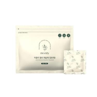Imagem de Pacote absorvente de umidade Meekly Jelly (padrão), desumidificador dessecante forte controle de umidade Sacos desumidificadores para armário, sapateira, despensa, banheiro, móveis, 30 sacos x 28 g