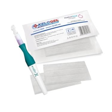 Imagem de KELOGEL, COLA CIRURGICA CANETA P/PELE EXOFIN PEN 1ML +60CM STERISTRIP TAMANHO:1ML X 60CM STERISTRIP
