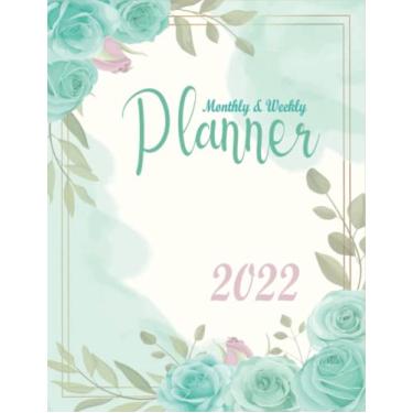 Imagem de 2022 Yearly Planner: Bride At A Glance Monthly Weekly and Daily Planner 2022 | Monday Start with Monthly Budget Planner Financial Goals Income Tracker Bills Checklist and Expenses Trackers Debt Payoff