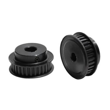 Imagem de Rodas de aço preto XL22T furo da polia 5-20 mm tipo BF furo de chaveta 3x1,4/4x1,8/5x2,3/6x2,8 mm largura da correia 11 mm (18 mm keyway6x2,8 mm)