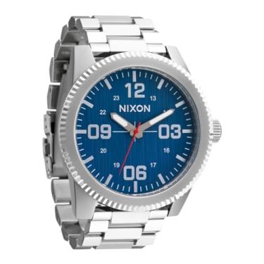 Imagem de Nixon Masculino Corporal Aço Inoxidável Prata/Índigo, Prata/índigo, Aço inoxidável corporal