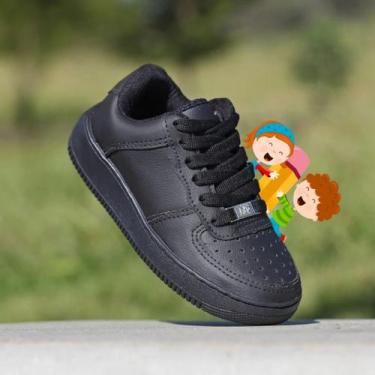 Imagem de Tênis Branco Infantil 18 ao 33 Confortável e Macio Para Meninos e Meni