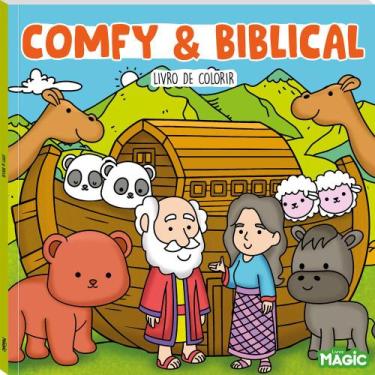 Imagem de Livro - Comfy and Biblical - Livro de Colorir
