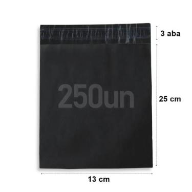Imagem de Envelope de segurança com aba adesiva 13x25cm com 250 unidades, para e