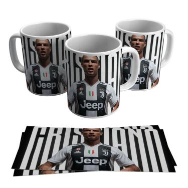 Imagem de Caneca Cristiano Ronaldo Juventus Uniforme Time 325ml