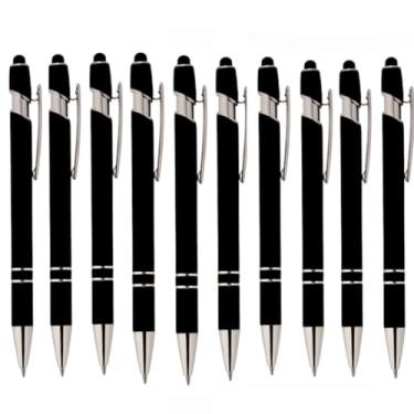 Imagem de Kit Com 40 Caneta Esferografica Touch Personalizada A Laser (Preto)