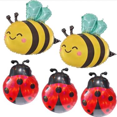 Imagem de 3 Ladybug 2 bee Balloons