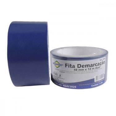 Imagem de Fita Demarcacao Solo Brasfort 48X14M Azul 7638