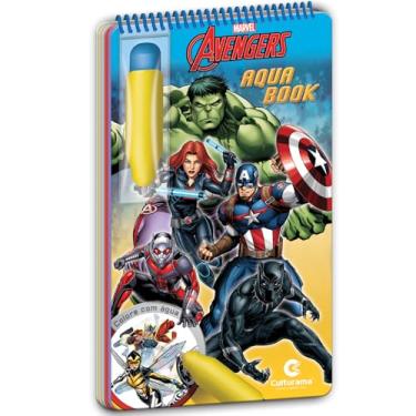Imagem de Aqua Book Vingadores: Para pintar com água!