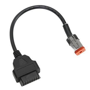 Imagem de Cabo de Diagnóstico de 4 Pinos a 6 Pinos para Motocicleta, Leitor Conversor de Adaptador de Scanner de 2-24 V Compatível Com Ferramentas de Diagnóstico OBD - Plug and Play um Cabo