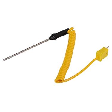 Imagem de Termopar Tipo K Termopar Sonda de Temperatura Sonda de Temperatura Sonda de Temperatura TermoparTermoparSensor de Termopar de Aço Térmico Tipo K Com Isolamento (Termopar de