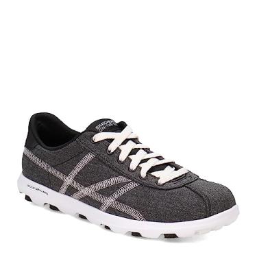 Imagem de Skechers On-The-Go 2.0 Canvas Lace-Up Black/White 8.5 M