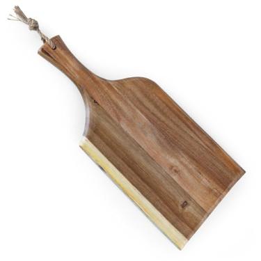 Imagem de TOSCANA - a Picnic Time brand Prancha de madeira de acácia artesanal, tábuas de charcuterie, 45,72 cm