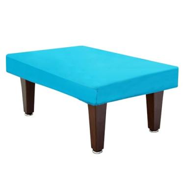 Imagem de YELARXI Capa de mesa de bilhar acessórios de bilhar, Oxford de 2,5 m, à prova d'água, à prova de poeira, adequada para proteger mesa de sinuca, ambientes externos, ambientes internos e bares (azul)