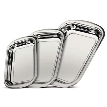 Imagem de Conjunto De Assadeiras Tramontina Inox Cosmos 3 Peças Inox