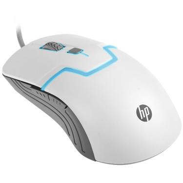 Imagem de Mouse Gaming Hp M100s Usb Ate 3.200 Dpi - Branco/cinza