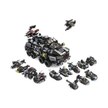 Imagem de Blocos De Montar 12 Em 1 - Cubic - Swat - 572 Peças - Multikids