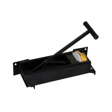 Imagem de Prensador Amassador De Latas E Suporte Chapa De Aço 30x10cm