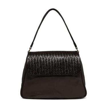 Imagem de Bolsa de Ombro Feminina de Couro Modelo Heloísa - Relicário (Marrom Café)