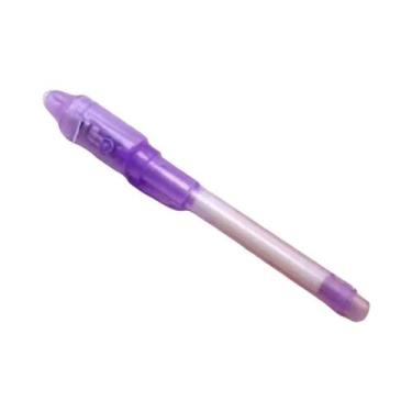 Imagem de Caneta de Tinta Invisível com Luz UV - Caneta Espiã para Mensagens Sec