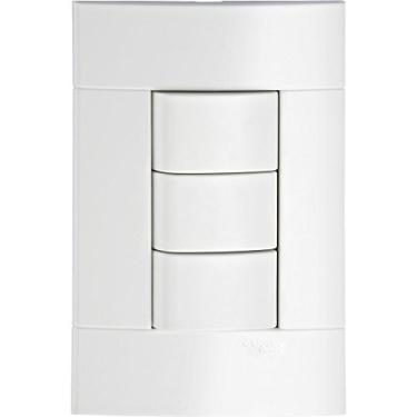 Imagem de Conjunto 3 Interruptores Paralelos 10A 250V Branco Lunare Prm44021T, Schneider Electric