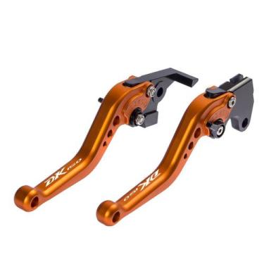 Imagem de Par Manete Curto Esportivo Gravado A Laser Moto Haojue DK 150 - Especi