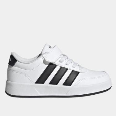 Imagem de Tênis Infantil Adidas Breaknet 3.0, Branco, 31
