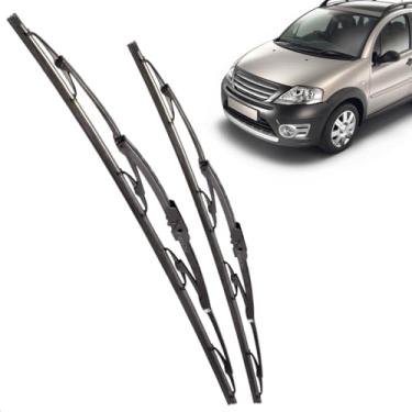Imagem de Par Palheta Dianteira Limpadora De Para-Brisa C3 2003 A 2012 De Ferro