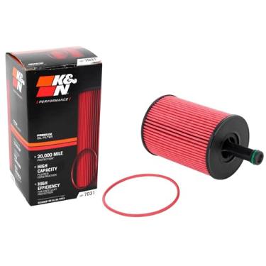 Imagem de K&N Filtro de óleo premium: Protege o seu motor: Compatível com Volkswagen 2001-2014/AUDI/SEAT (Beetle, Golf, Jetta, CC, Bora, Passat, Eos, Eurovan, R32, A3, Quattro, TT, Alhambra), HP-7031